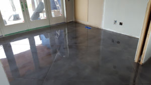 Repair work completed on epoxy floor in Charlottesville by Charlottesville Epoxy Flooring Pros